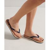 Superdry - Maat 38/39 - Cork Flip Flop Dames Slippers - Dark Navy