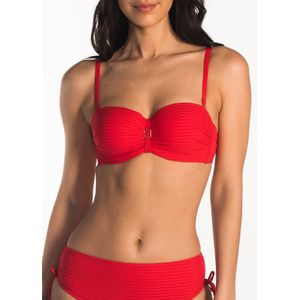 CYELL Maat 40C Dames Bandeau Bikinitop Voorgevormd met Beugel Rood