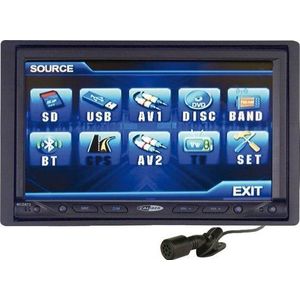 Caliber - RDD883BT - FM/AM-Tuner - Zwart - Bluetooth - 7 inch TFT/LCD-touchscreen