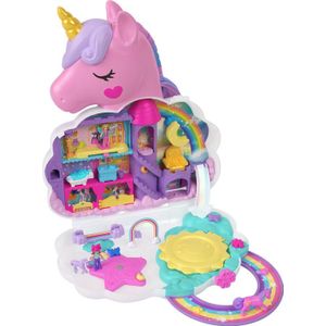 Polly Pocket Salon van de Regenboogeenhoorn - Speelset