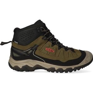 Keen Targhee IV Mid - maat 42 - Heren Wandelschoenen Dark Olive/Gold Flame | Groen | Nubuck