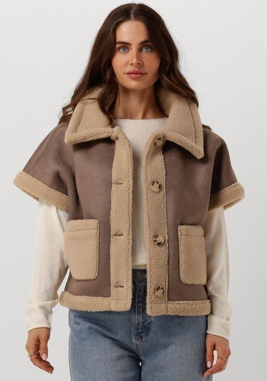 NUKUS  Maat S Athena Gilet Blazers Dames - Taupe