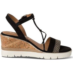 Tamaris Essentials Dames Sandalen - BLACK COMB