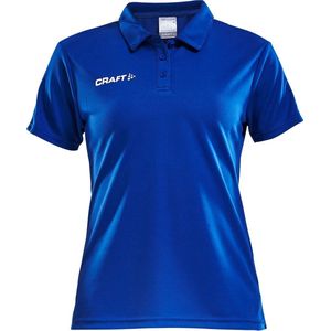 Craft Progress Polo Pique dames Sportpolo - Vrouwen - blauw wit