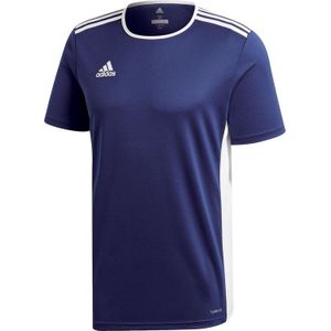 Adidas Entrada 18 Trikot Heren Sportshirt - Dark Blue/Wit - Maat L