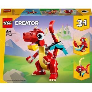 LEGO Creator 3in1 Rode draak - 31145