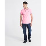 Superdry PoOrange Label Side Pique Heren Poloshirt - Maat S
