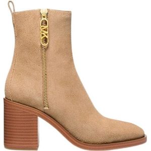 Michael Kors Regan Mid Bootie - maat 38 - Enkellaars Dames - Camel