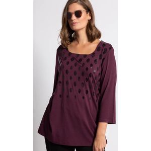 Shirt - Carréhals - 3/4 Mouwen - Zijsplitten - Lenzing Viscose EcoVero