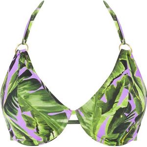 Freya - JUNGLE OASIS UW Halter Bikini Top - CASSIS - Vrouwen