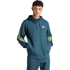 adidas Sportswear Future Icons 3-Stripes Ritshoodie - XL - Heren - Turquoise