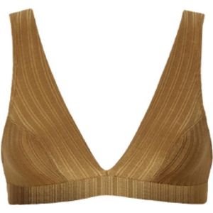 Beachlife - Maat 40B - Dull Gold easy fit bikinitop Dames