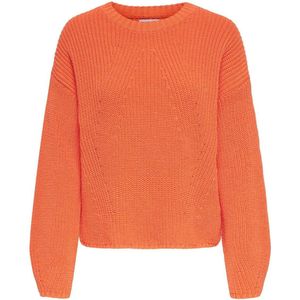 ONLY - ONLBELLA LIFE LS O-NECK CC KNT - Gebreide Pullover - Dames