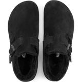 Birkenstock - maat 42- London VL Shearling Nar Dames Clogs - Black