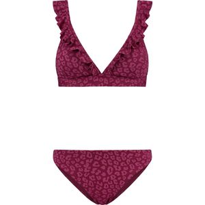 SHIWI - Bobby JAVA LEOPARD STRUCTURE - Dames Bikini - Paars