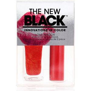 The New Black Love Match-Red Handed - Nagellak
