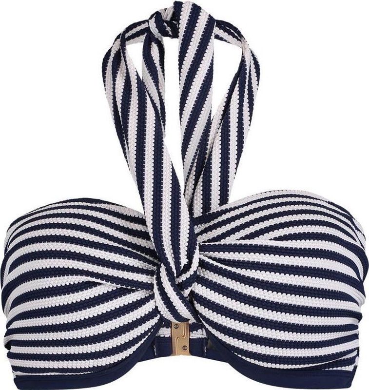 Sapph - 75G - Beach Roadtripper Marine Blauw - Bandeau / Softcup Bikinitop