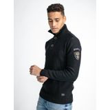 Petrol Industries  - Maat XL- Heren Fijngebreide Pullover - Zwart