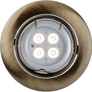 Lucide Focus - Inbouwspot - Rond - Dimbare LED - Brons