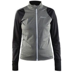 Craft - Belle - Jacket - Zwart Grijs Melange - Membraan - Warm en Windstopper