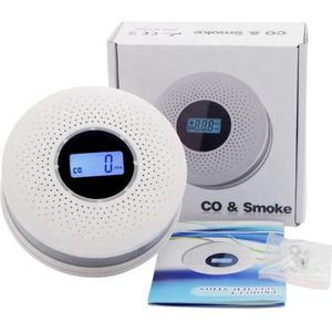 Rook- en Koolmonoxidemelder in 1 - CO Melder - Combimelder voor Rook- en Koolstofmonoxide - Brandala