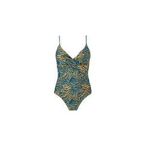 Barts - Kalae Shaping One Piece - Dames Badpak - Glinsterende Nautilus Print