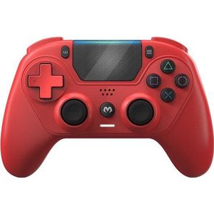 MOJO Controller V2 - Geschikt voor PS4 - Draadloos - Programmeerbare Knoppen - Paddles - Rood