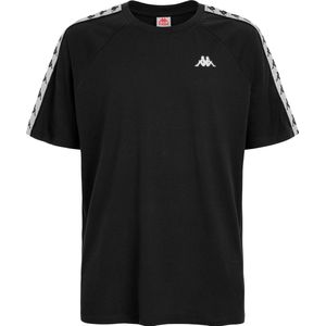 Kappa - Maat XS - Unisex T-shirt - Zwart