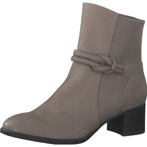 MARCO TOZZI -maat 41- Leather upper and Feel Me insole Dames Boot Heel - TAUPE NUBUCK