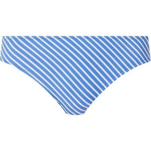 Freya - Beach Hut Bikini Slip - Blauw-Wit - Monochrome Streepprint