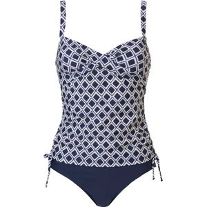 Pastunette Beach Maat 42  - Blue Pattern - Tankiniset - Blauw/Wit
