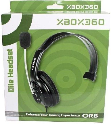 ORB Elite Headset Black X-Box 360