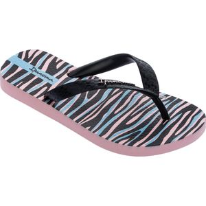 Ipanema Slippers - Maat 25/26 - Meisjes - zwart - roze - lichtblauw