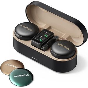 AnkerWork M650 - Draadloze Lavalier Microfoon - Kleur - Professionele Ruisonderdrukking