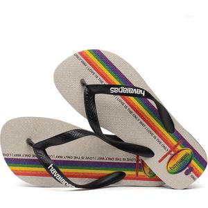Havaianas Top Pride Unisex Slippers - Black/Black - Maat 35/36