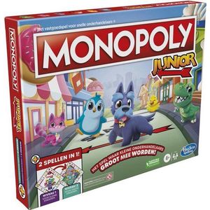 Monopoly Junior - 2-in-1 Spel - Bordspel - 4+ Jaar