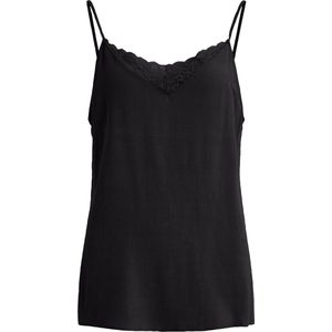 Vila - VIMERO LACE SINGLETSU - Spaghetti Top - V-hals - Viscose