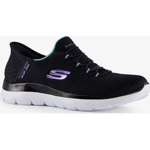 Skechers - Maat 40 - Slip-ins: Summits dames sneakers zwart - Extra comfort - Memory Foam
