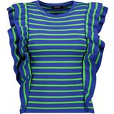 ONLY  - Maat L - ONLSANDY SL LONG RUFFLE O-NECK KNT Dames Trui