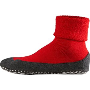 FALKE Cosyshoe antislip noppen merinowol huissokken pantoffels heren rood - Maat 43-44