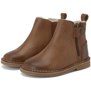 Winston - Kids Ankle Boot - Tan - Burnished Leather