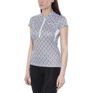 Craft Velo Graphic Jersey - Maat S - Fietsshirt korte mouwen wit/zwart