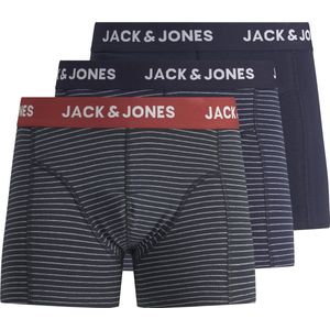 JACK&JONES - JACPETER TRUNKS - Heren Onderbroek - 3-pack - Gestreept