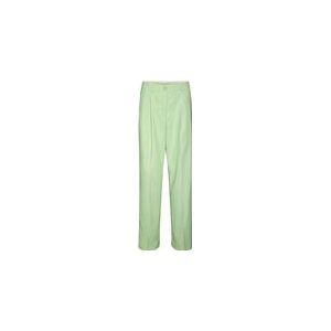Noisy May - Nmdrewie Hw Straight Pants - Quiet Green - Dames