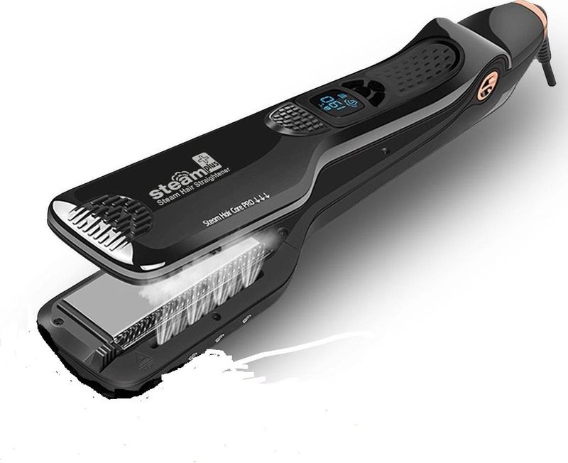 SteamPlus  SteamPod Pro - Premium Stoomstijltang - Zwart
