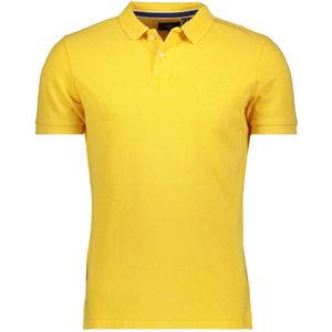 Superdry Poloshirt Vint Destroy Polo M1110322a Springs Yellow Qli Mannen