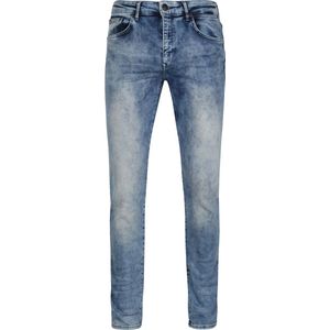 Petrol Industries - Maat W34 x L32 - Heren Seaham VTG Slim Fit Jeans jeans - Blauw