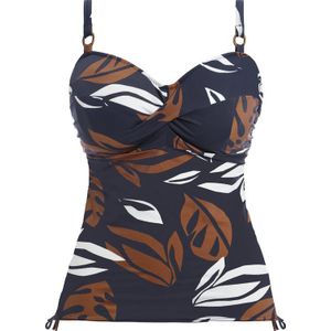 Fantasie Lake Orta UW Twist Front Tankini Top Dames - Marineblauw