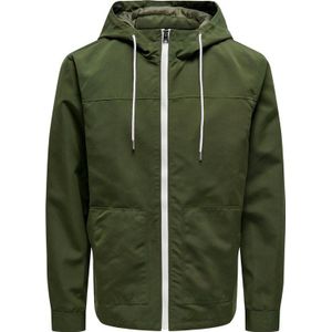 ONLY & SONS  - Maat L - ONSMATT HOOD JACKET OTW VD Heren Jas