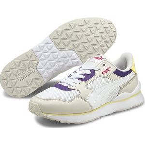 PUMA R78 FUTR -maat 40- Unisex Sneakers - Puma White-Nimbus Cloud-Prism Violet